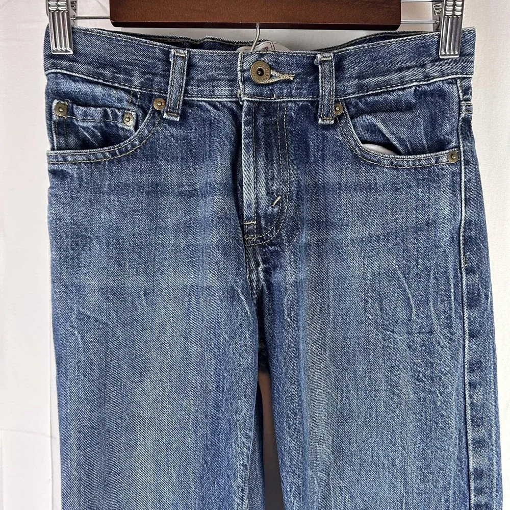 Levis 514 Jeans‎ Youth 14 Regular 27x27 Blue Medium Wash Straight Cotton Denim